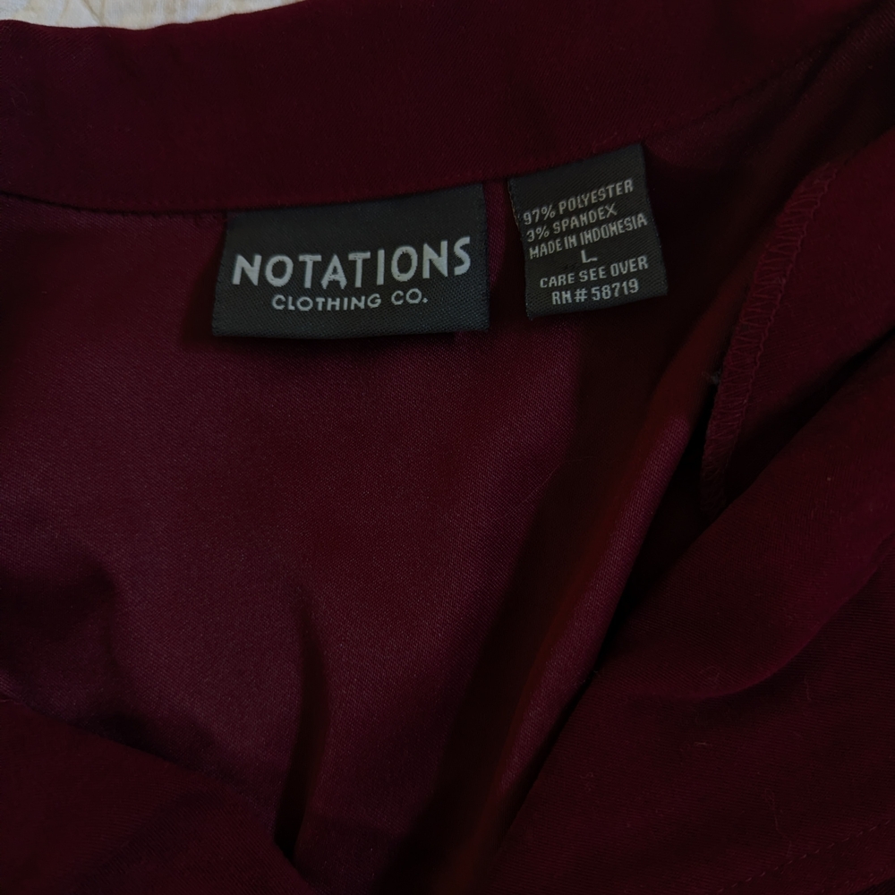 Vintage Deep Red Belted Jacket - image 4